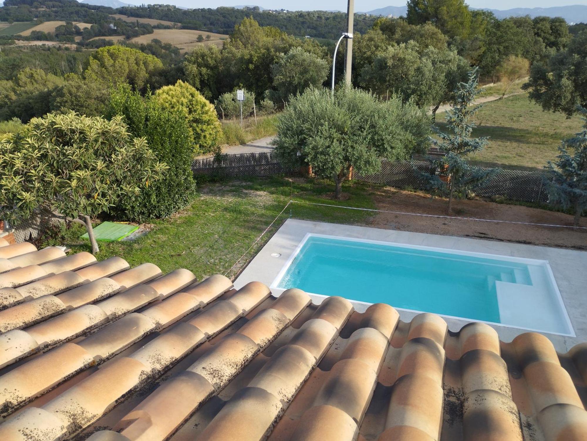 הוילה Llica d'Amunt Casa Familiar Con Piscina מראה חיצוני תמונה