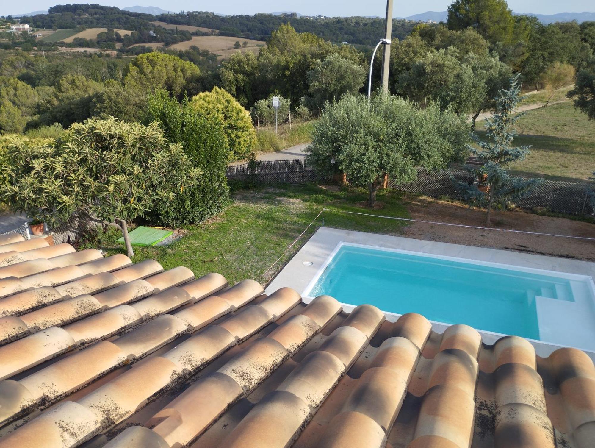 הוילה Llica d'Amunt Casa Familiar Con Piscina מראה חיצוני תמונה